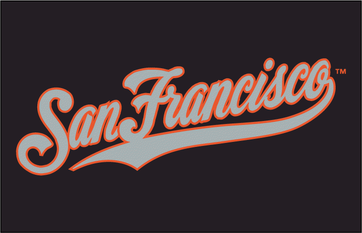San Francisco Giants 1994-1999 Batting Practice Logo iron on transfers for fabric version 2